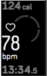 Workout in progress where the heart rate is below zone